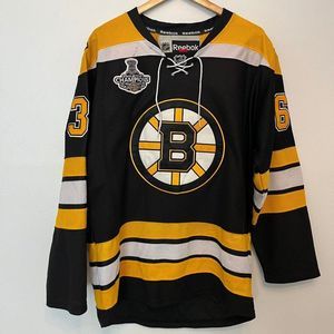 NHL Authentic Reebok Bruins Boston Marchano Stanley Cup Champions Jersey Size M